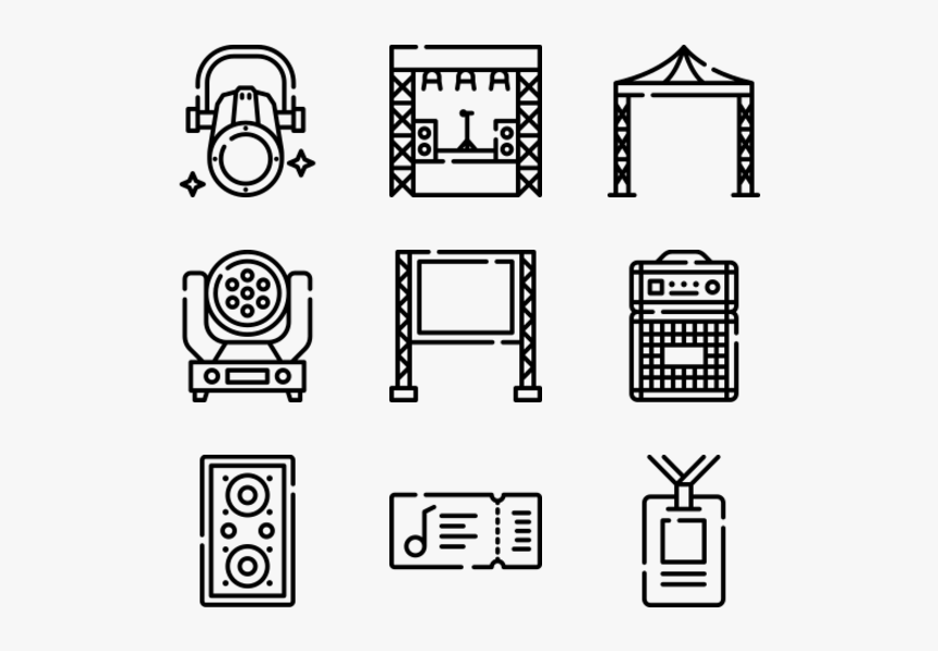 Music Festival - Coding Language Icons, HD Png Download, Free Download