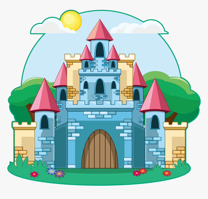 Cartoon Drawing Illustration - Castle Cartoon, HD Png Download, Free Download