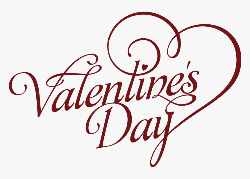 Clip Art Happy Valentines Day Font Valentine S Day Word Art Hd Png Download Kindpng