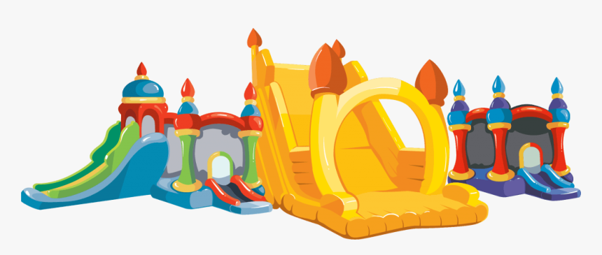 Transparent Castle Vector Png - Inflatable Bounce House Vector, Png Download, Free Download