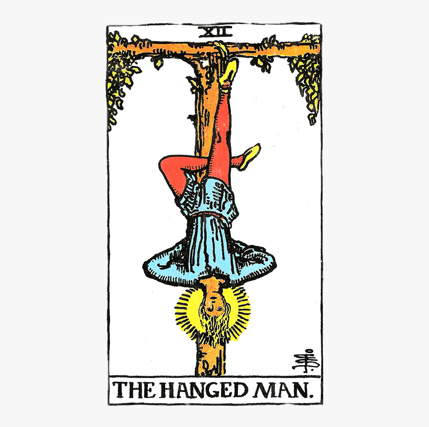 Tarot Card The Hanged Man - Tower And The Hanged Man, HD Png Download, Free Download