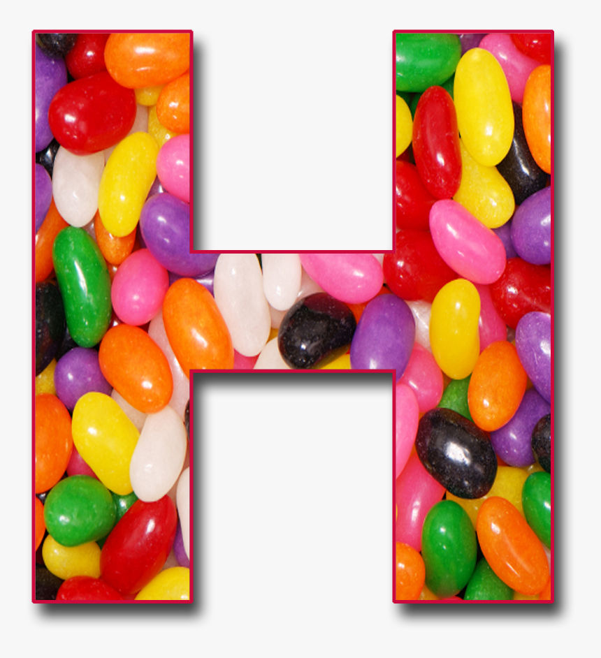H Monogram, Character Letters, Jelly Beans, Letter - Jelly Bean Letter H, HD Png Download, Free Download