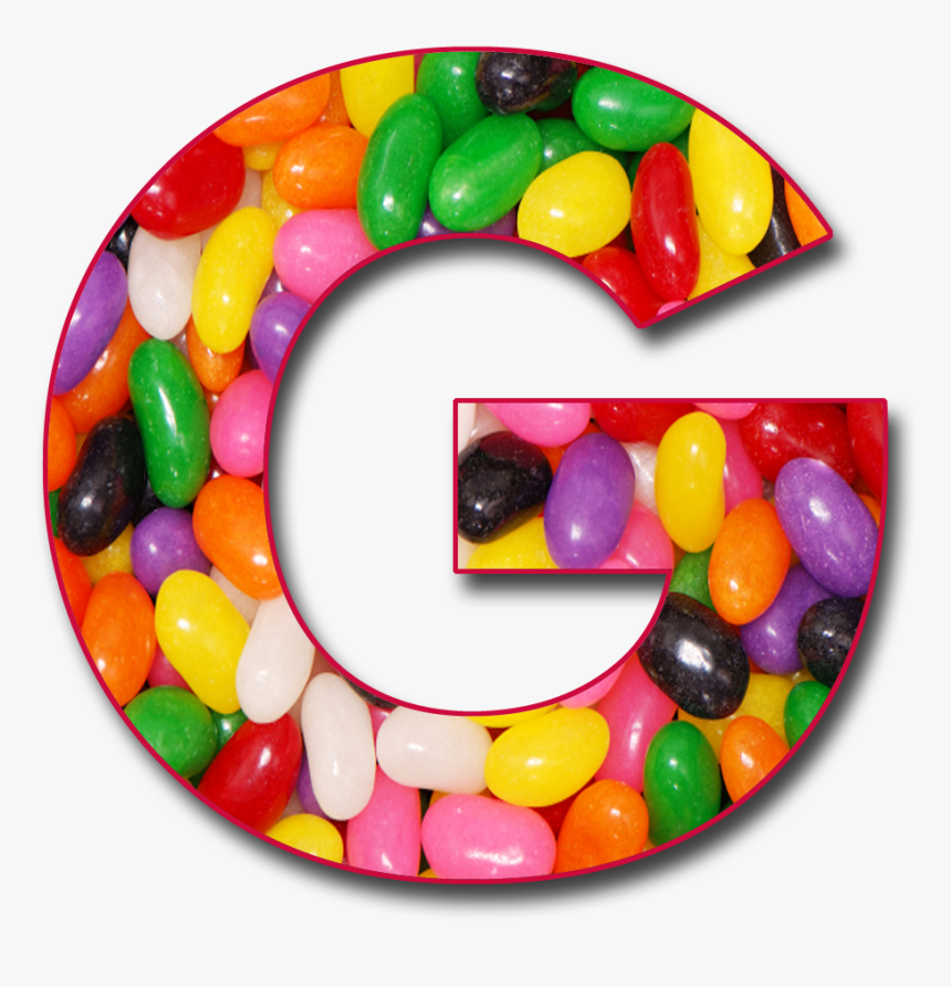 "jelly Beans - Jelly Beans Png Free Scrapbook Alphabet Letters, Transparent Png, Free Download