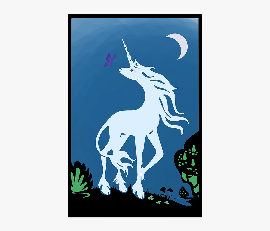 Unicorn, Tarot Card, Unicorn Tarot, Mystical, Magical - Unicorn, HD Png Download, Free Download