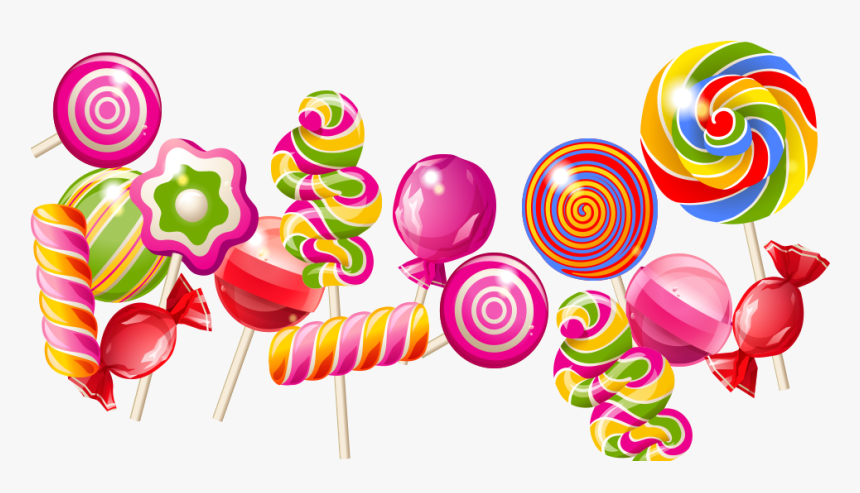 Lollipop Candy Cake - Candy Png, Transparent Png, Free Download