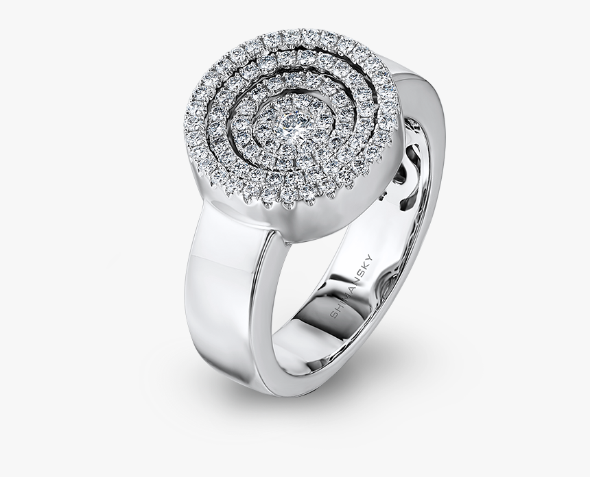 Shimansky Starlight Round Shape Diamond Ring - Pre-engagement Ring, HD Png Download, Free Download