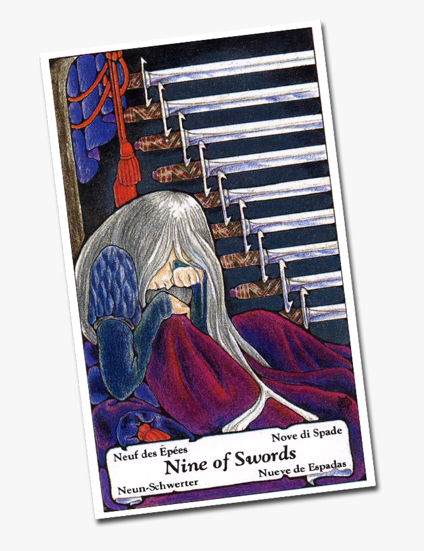 Nine Of Swords - 9 De Espadas, HD Png Download, Free Download