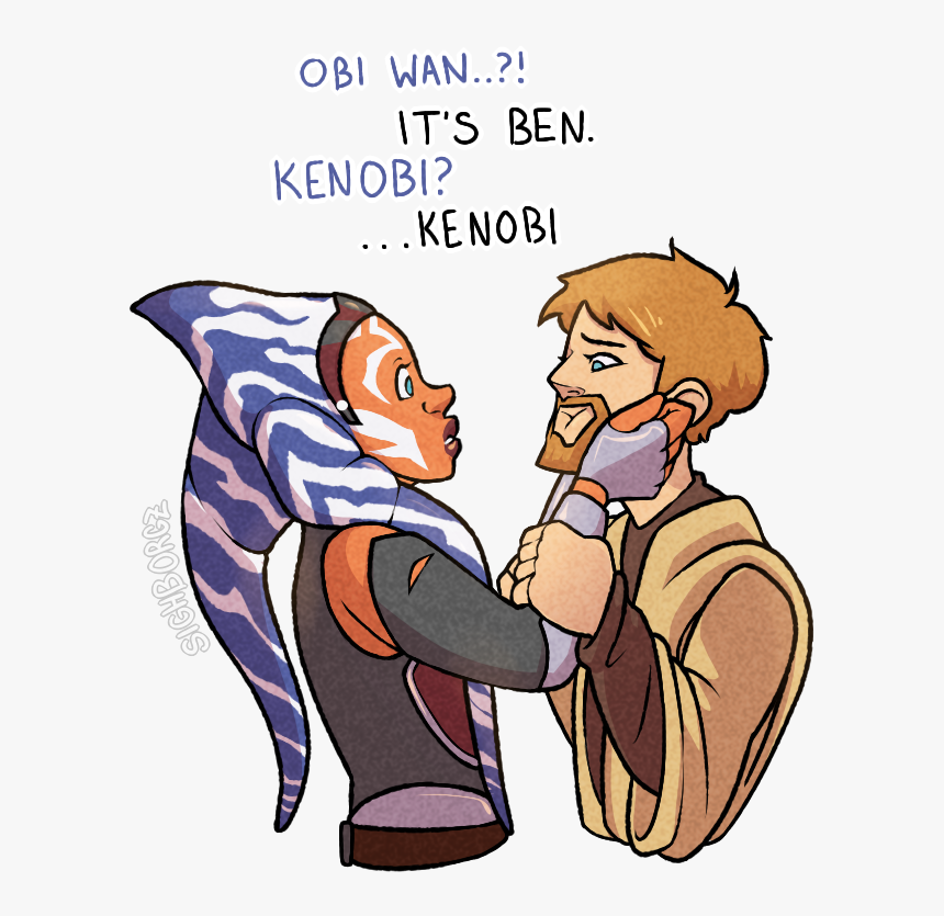 Ahsoka And Obi Wan Fanart, HD Png Download, Free Download