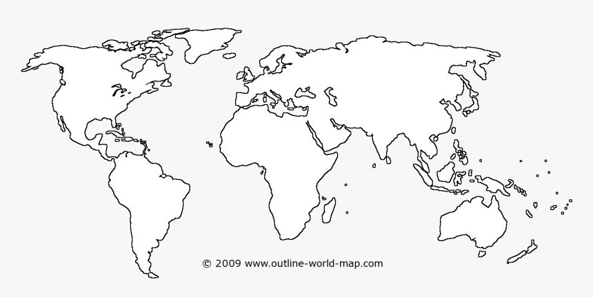 World Map Outline Png Transparent Png Kindpng