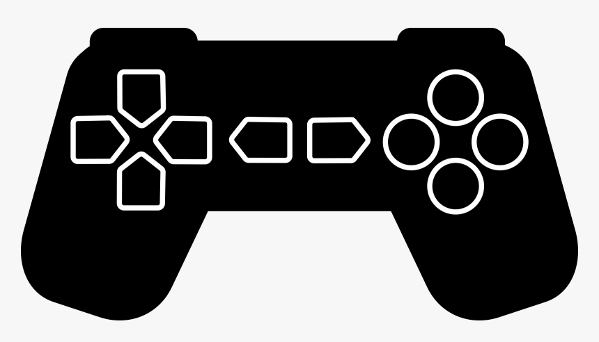 Game Controller Outline 2 Clip Arts - Game Controller Pdf, HD Png Download, Free Download