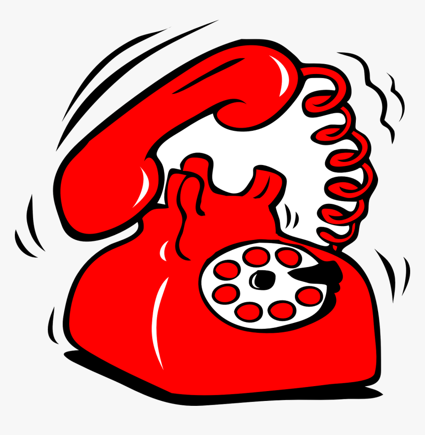 Clipart Telephone Old School - Telephone Ringing, HD Png Download, Free Download