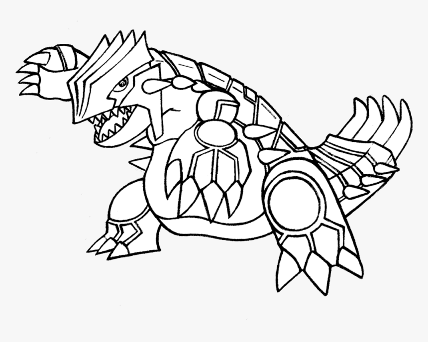 Transparent Mega Charizard X Png - Pokemon Coloring Pages Groudon, Png Download, Free Download