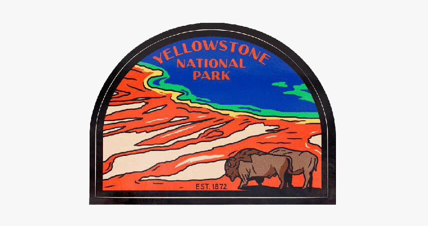 Sendero Yellowstone National Park Sticker - Yellowstone Stickers, HD Png Download, Free Download