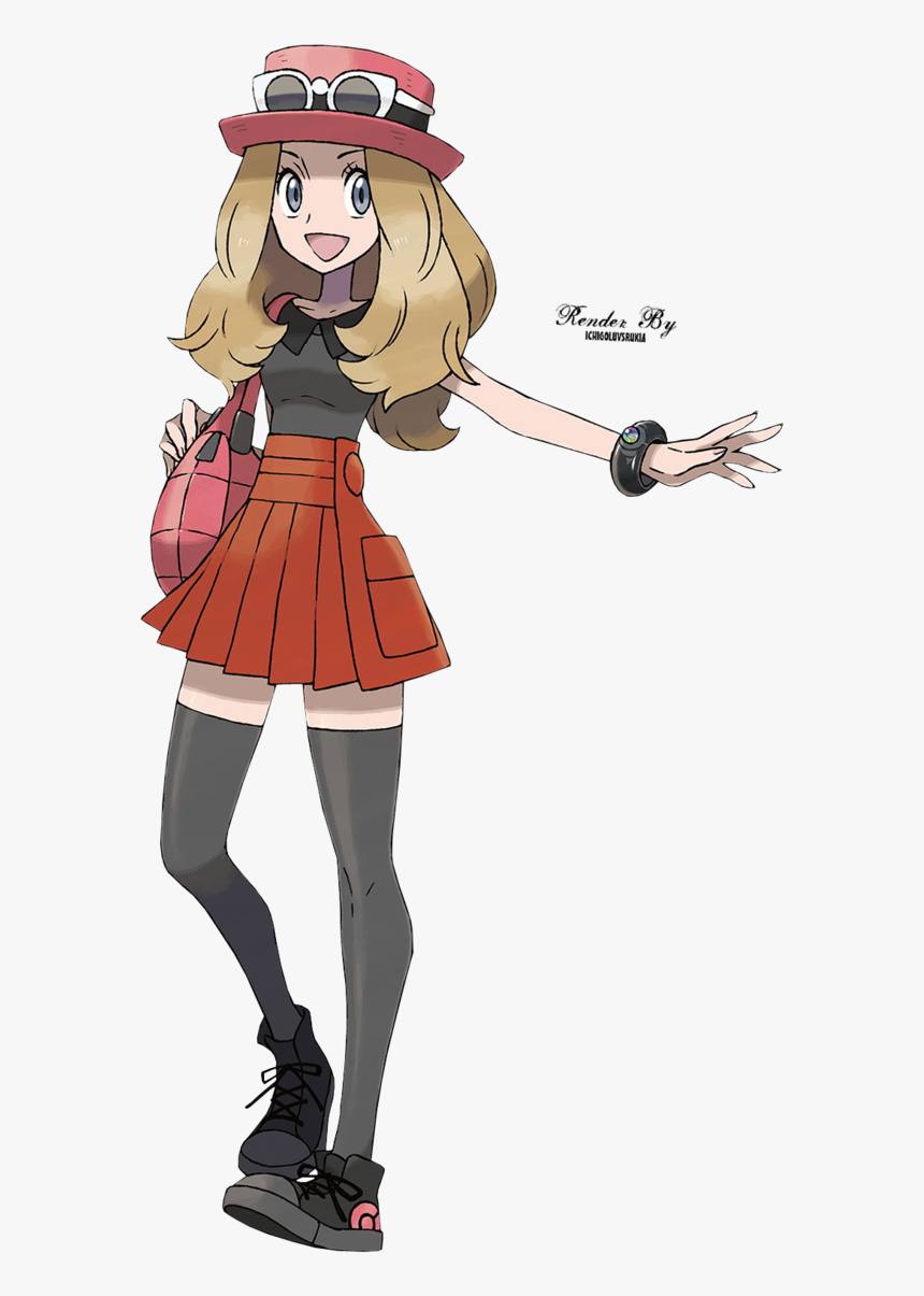 Pokemon Girl Png - Serena Pokemon Game, Transparent Png, Free Download