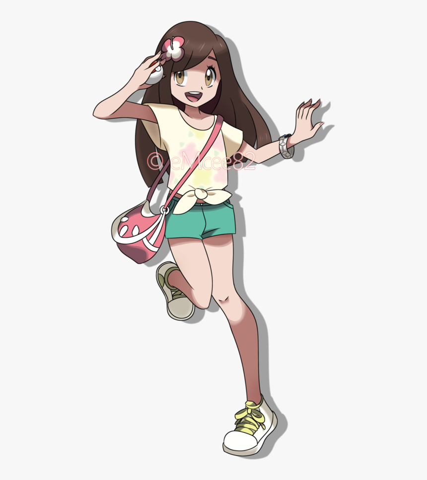 Pokemon Girl Png - Female Pokemon Trainer Poses, Transparent Png, Free Download