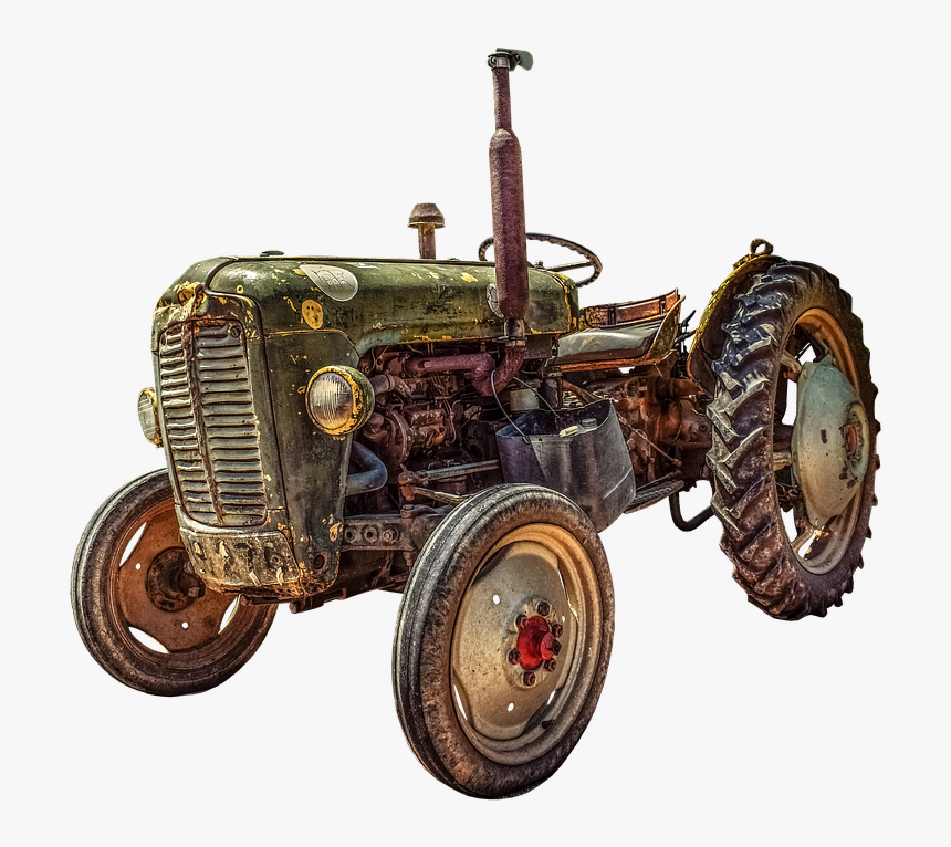 Tractor, Old, Old Tractor, Oldtimer, Commercial Vehicle - Alter Traktor Clipart, HD Png Download, Free Download