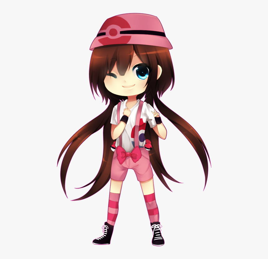 Pokemon Girl Png - Cute Pokemon Trainer Girl, Transparent Png, Free Download