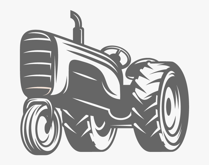 Vintage Tractor Png Download - Black And White Truck Pull Clipart, Transparent Png, Free Download