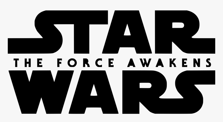 Star Wars The Force Awakens Logo - Star Wars The Force Awakens Logo Transparent, HD Png Download, Free Download