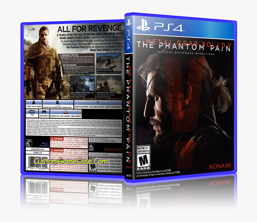 Metal Gear Solid V The Phantom Pain - Metal Gear Solid V The Phantom Pain Case, HD Png Download, Free Download