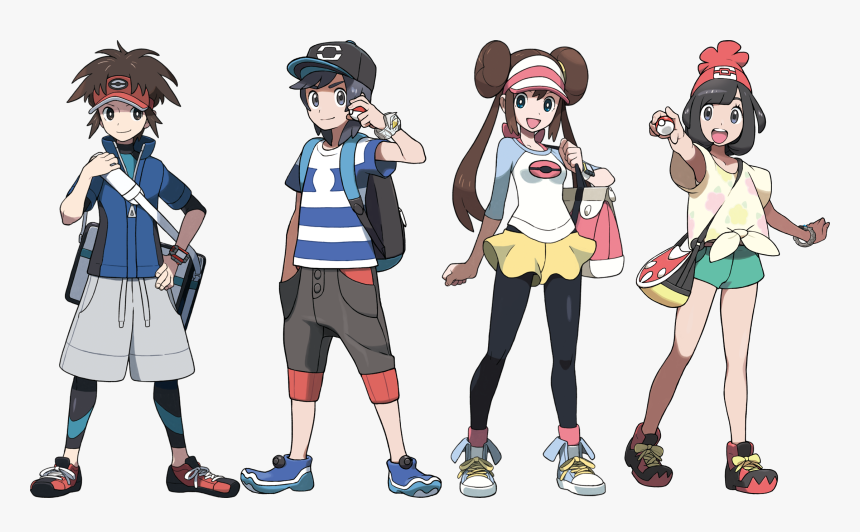 Pokemon Moon Female Trainer, HD Png Download - kindpng.