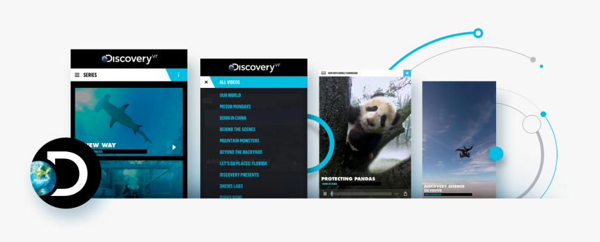 Discovery Vr React Native App - Discovery Channel, HD Png Download, Free Download