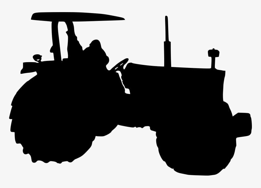 Tractor Silhouette Png, Transparent Png, Free Download