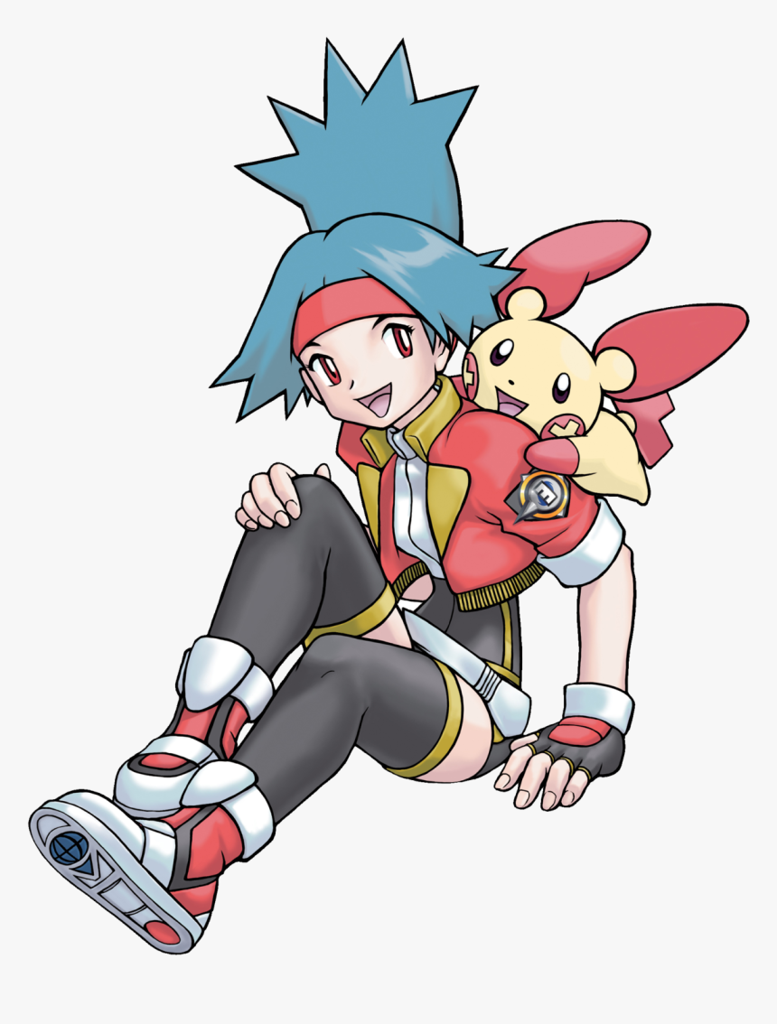 Transparent Anime Girl Sitting Png - Pokemon Ranger Female Characters, Png Download, Free Download