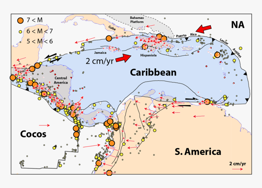 Caribbean Schematic New-01 - Map, HD Png Download, Free Download