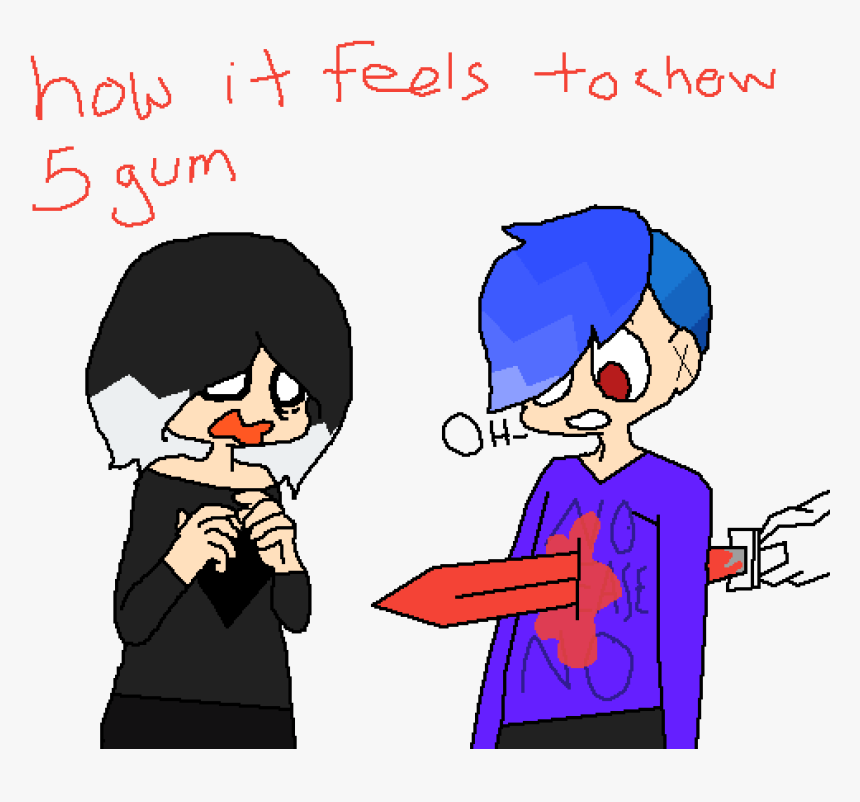 Feels Like To Chew 5 Gum, HD Png Download, Free Download