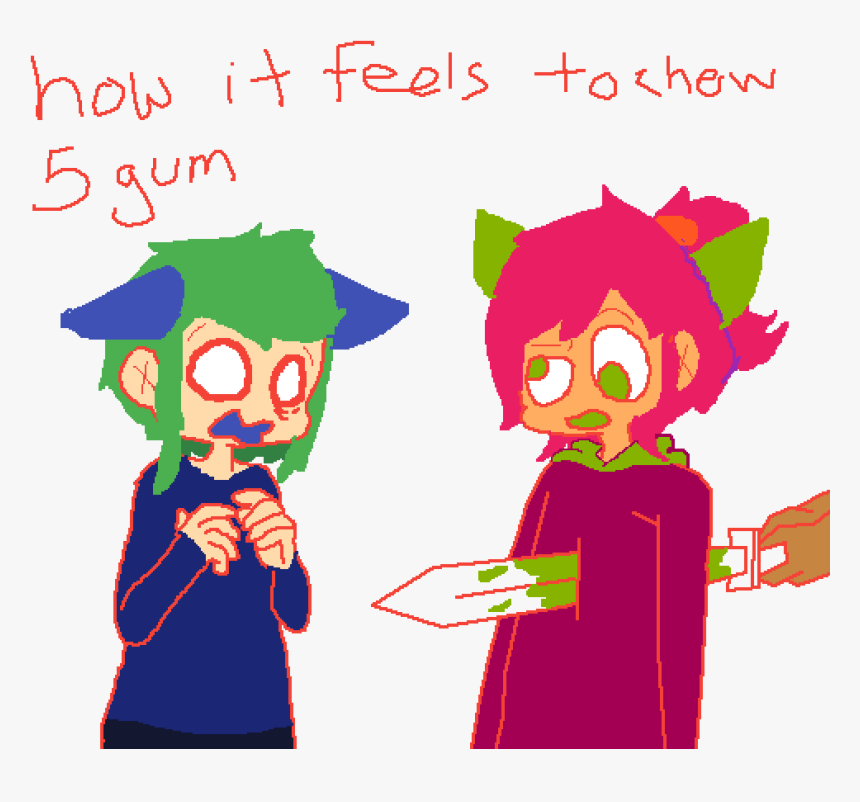 Feels Like To Chew 5 Gum, HD Png Download, Free Download