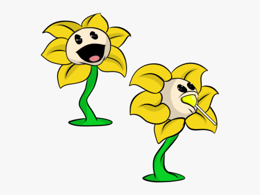 Flower Yellow Beak Clip Art Leaf - Au Flowey Art, HD Png Download, Free Download