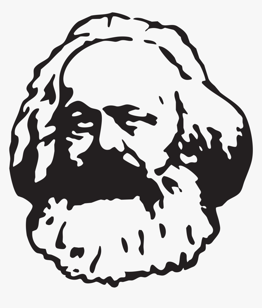 Clip Art Clipart Head Years Big - Karl Marx Head Png, Transparent Png, Free Download