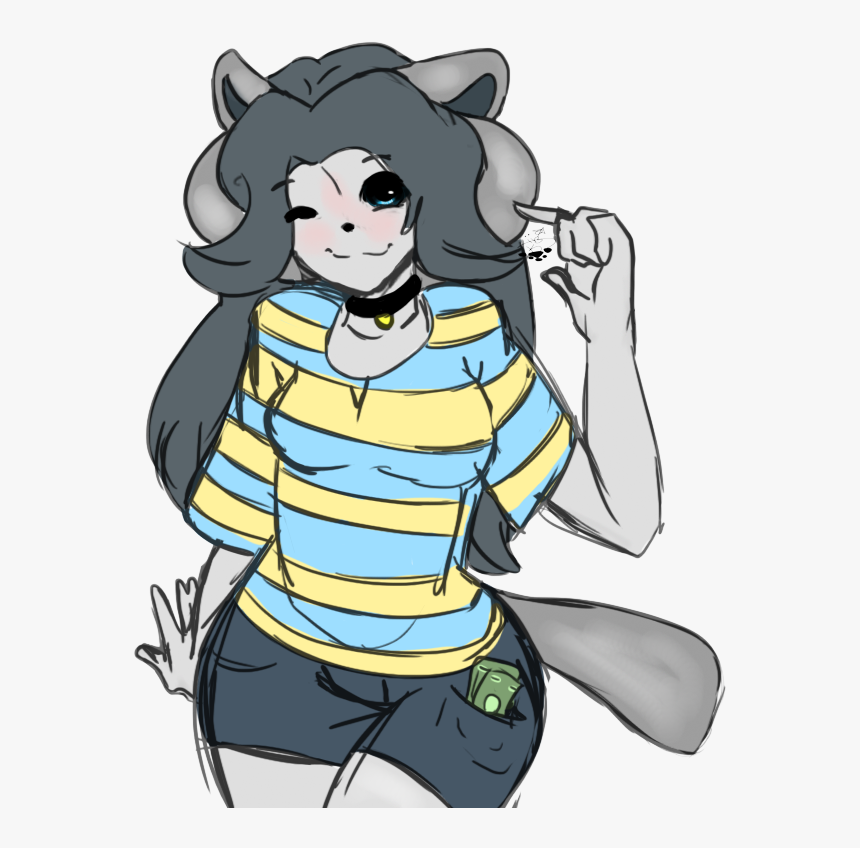 Undertale Clothing Fictional Character Mammal Cartoon - Temmie Human, HD Png Download, Free Download