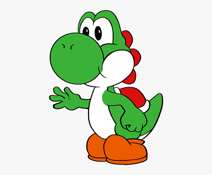 How To Draw Yoshi - Draw Yoshi, HD Png Download, Free Download