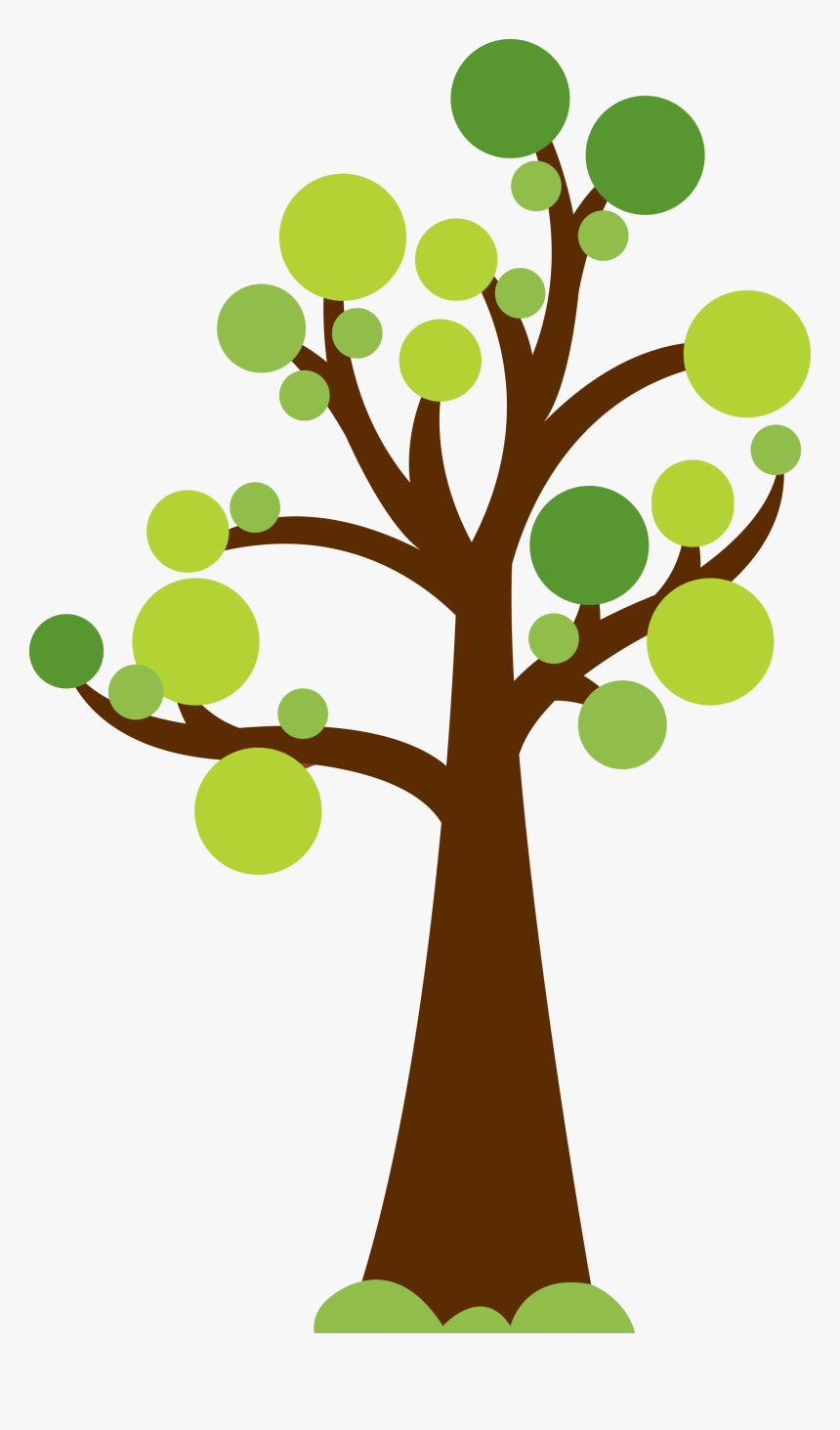 Nature Clipart Round Tree - Cute Tree Clipart Png, Transparent Png, Free Download