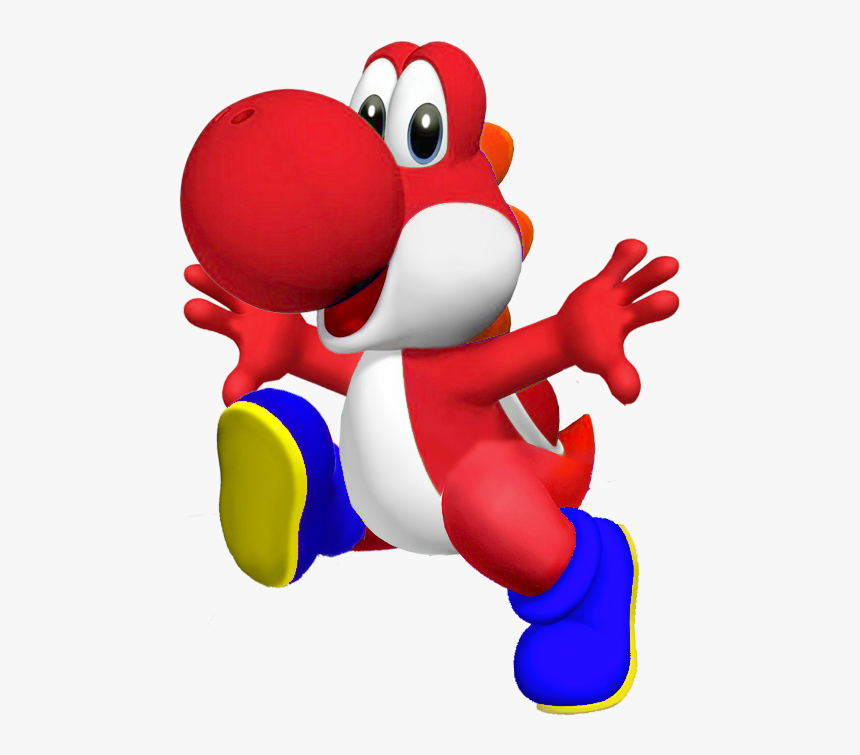 Super Mario Png Red Yoshi, Transparent Png, Free Download