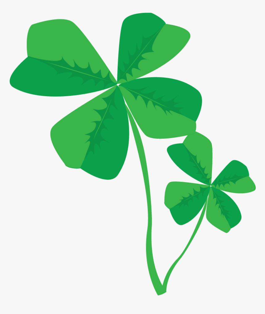 Vector Clover Tree - Transparent Png Four Leaf Clover Clip Art, Png Download, Free Download