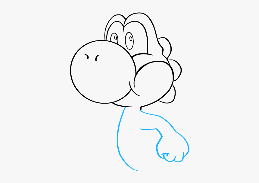 How To Draw Yoshi - Cartoon, HD Png Download, Free Download