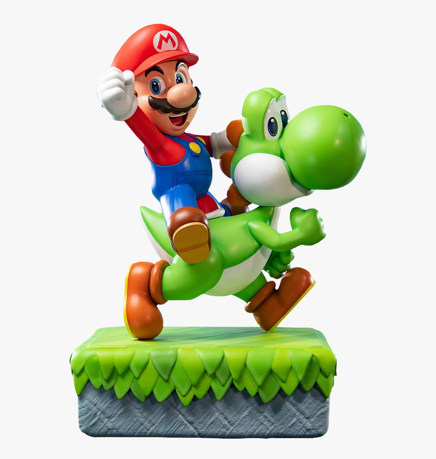 First 4 Figures Mario Yoshi, HD Png Download, Free Download