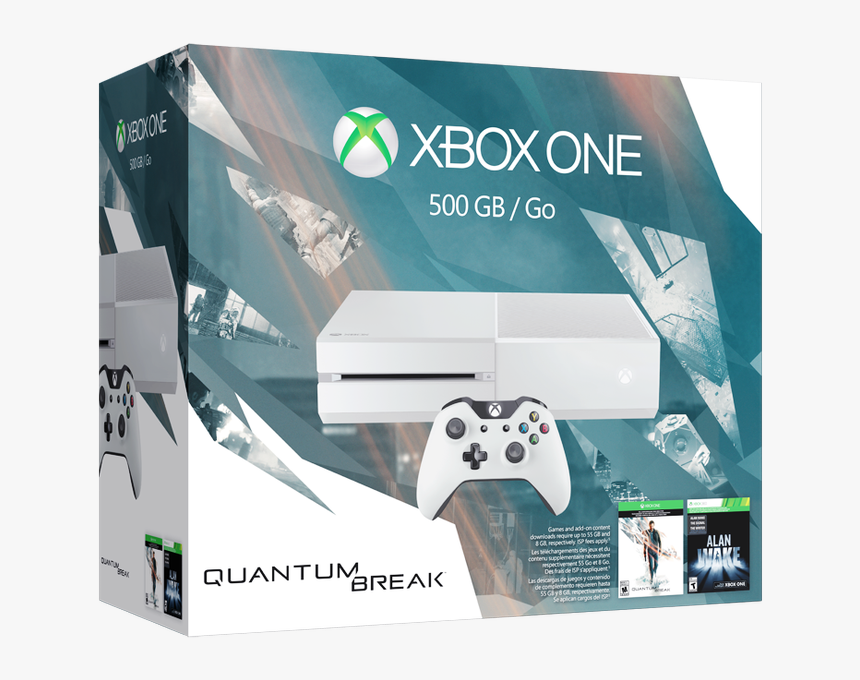 White Xbox One Bundle Quantum Break, HD Png Download, Free Download