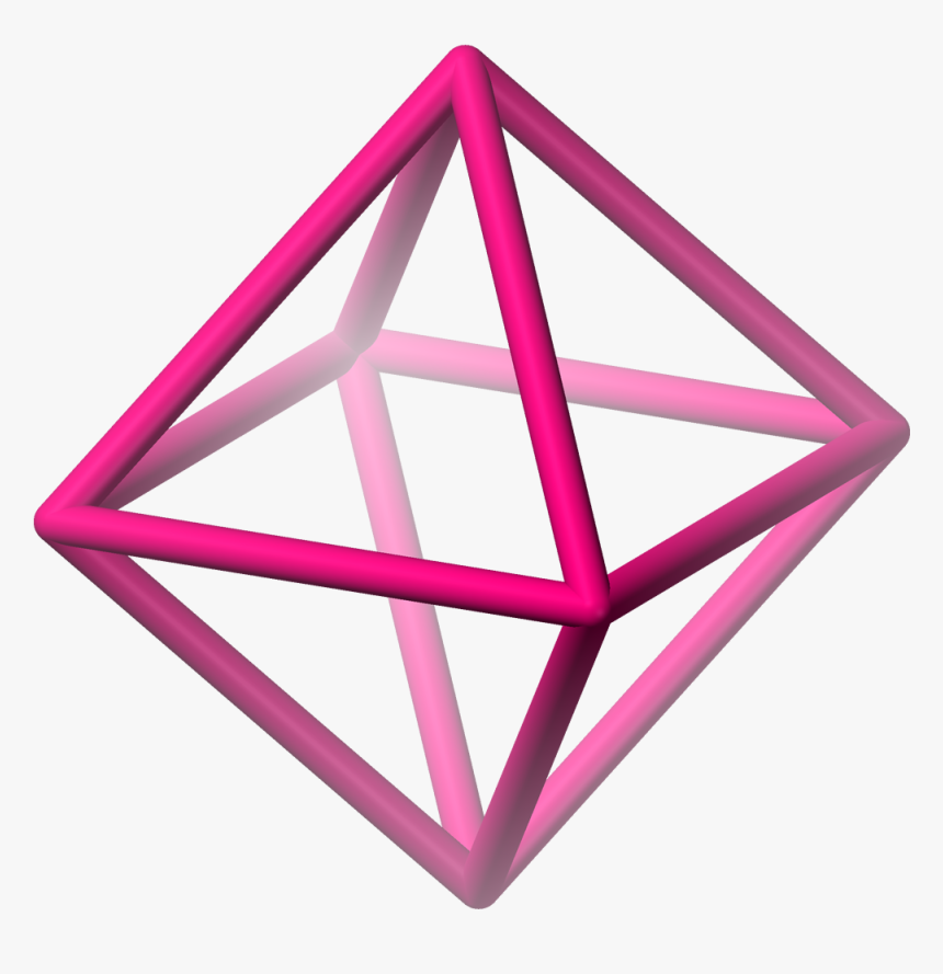 Octahedron 3d Shape Clipart , Png Download - Octahedron 3d, Transparent Png, Free Download