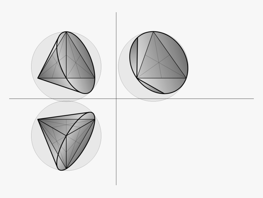 Cone 4 Enveloped Tetrahedron Svg Clip Arts - Circle, HD Png Download, Free Download