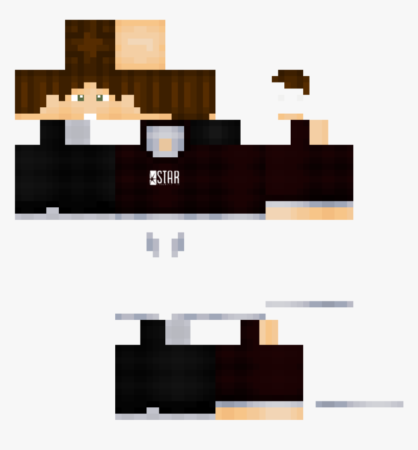 The Flash Minecraft Skins - Skin De Minecraft Pe, HD Png Download, Free Download