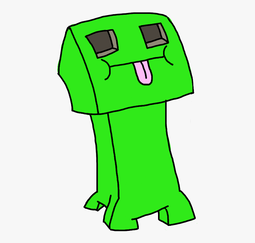 #minecraft #mc #mcpe #creeper #green #derpy #derpycreeper - Creeper Png, Transparent Png, Free Download