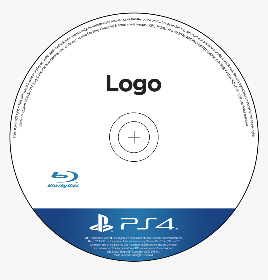 Transparent Dvd Disc Png Ps4 Cd Cover Template Png Download Kindpng