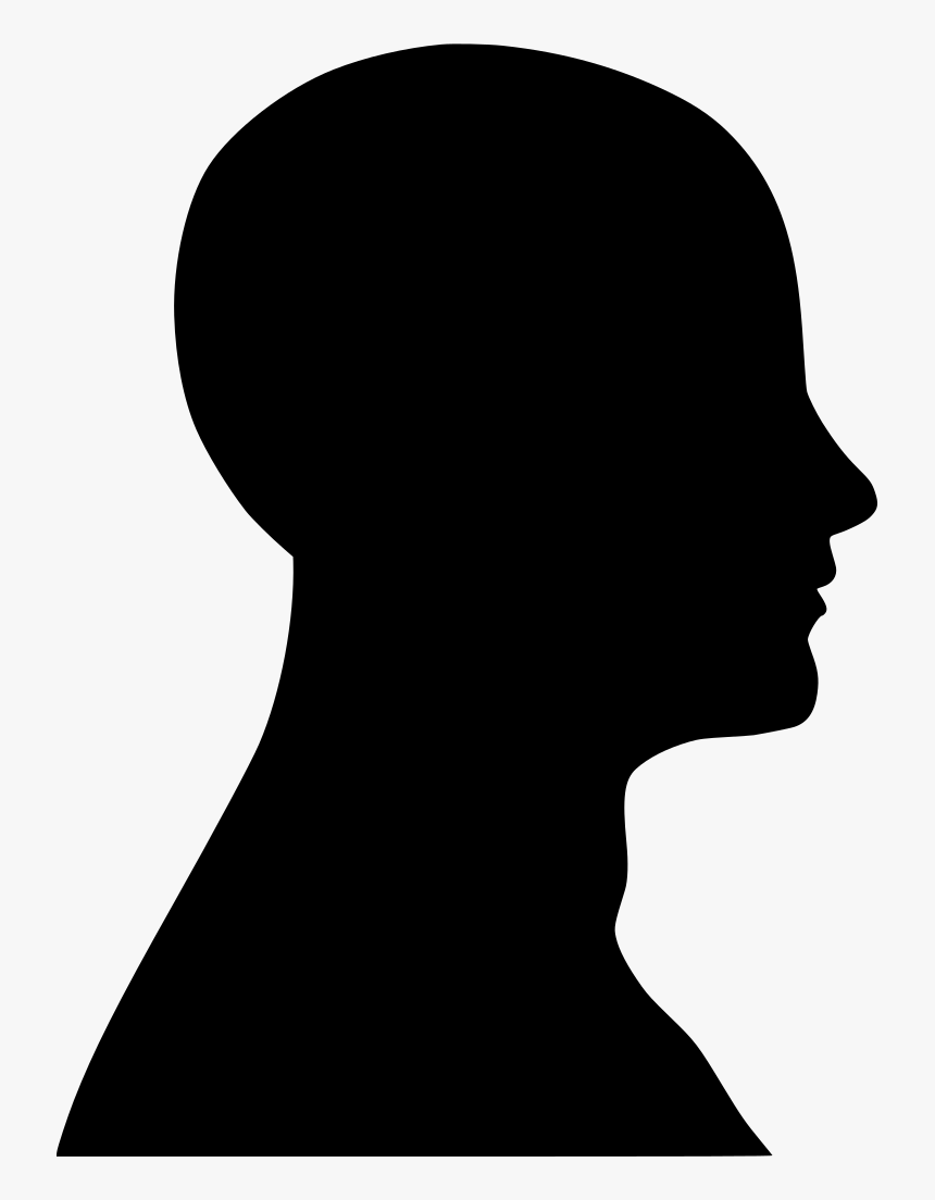 Male Human Head Silhouette, HD Png Download, Free Download