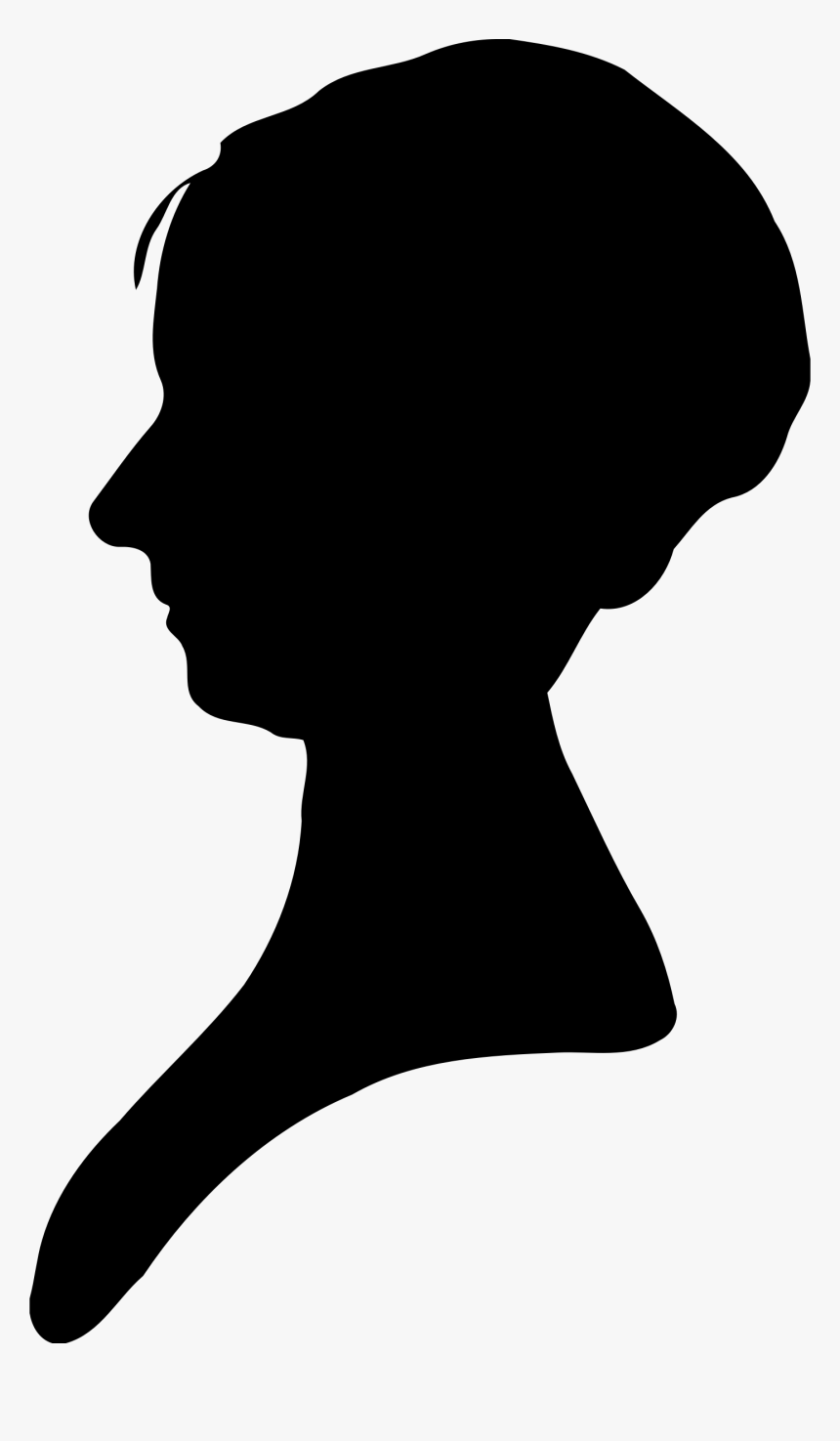 Thumb Image - Woman Profile Silhouette Png Transparent, Png Download, Free Download