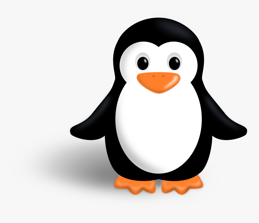 Big Image Png - Penguin Clipart Cute, Transparent Png, Free Download