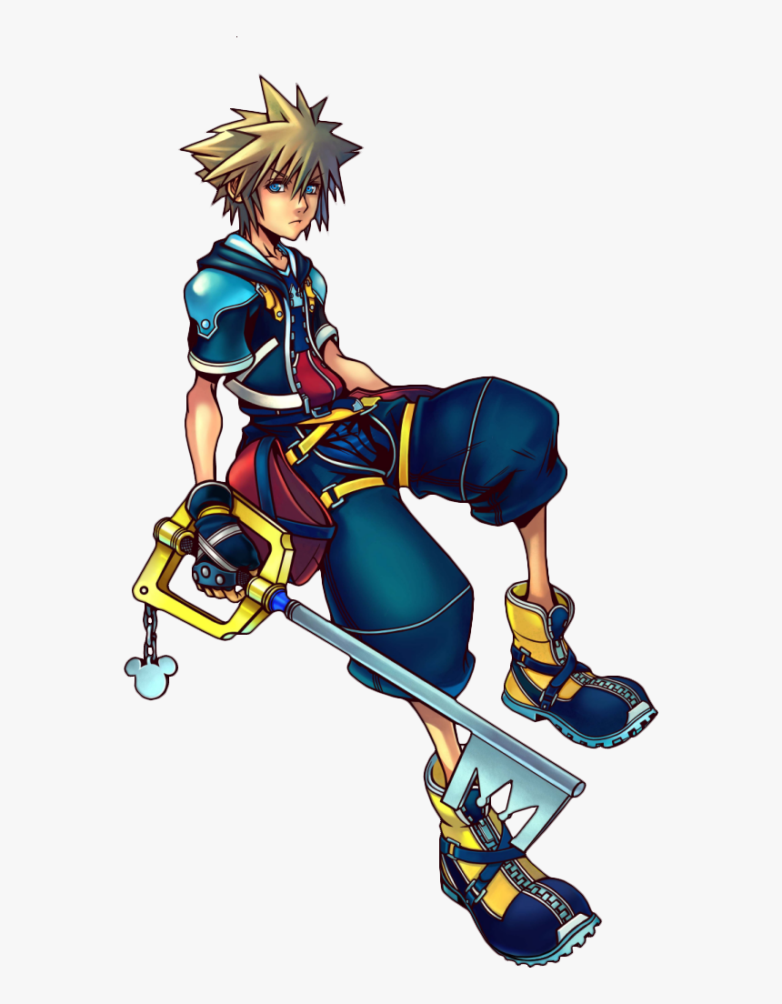 Kingdom Hearts Sora Falling Png - Kingdom Hearts Sora Profile, Transparent Png, Free Download